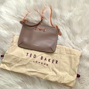 Ted Baker Geometric Bow Leather